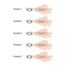 accessoire damitié collier pour cinq