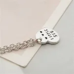 accessoire mode collier 3 soeurs