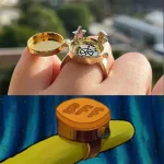 bague amusante Bob L'éponge Bff