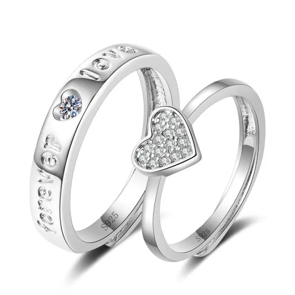 Bague Assortie pour Amie