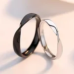 bague de promesse avec inscription