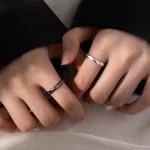 bague en argent pour les couples