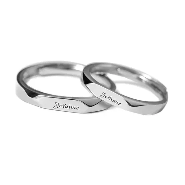Bague Je t'aime Couple