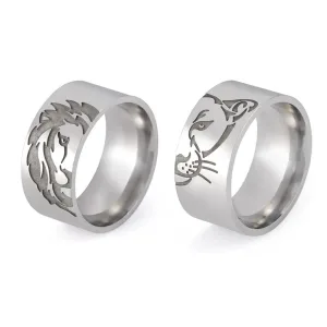 Bague Lion et Lionne