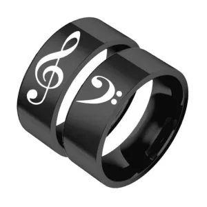 Bague Note de Musique Couple
