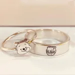 bague originale Winnie L'ourson couple