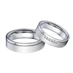 bague titane personnalisée pour couple
