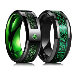 Bague Tungstène Homme Femme