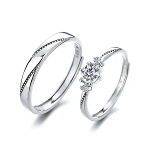 Bague Union Argent Couple