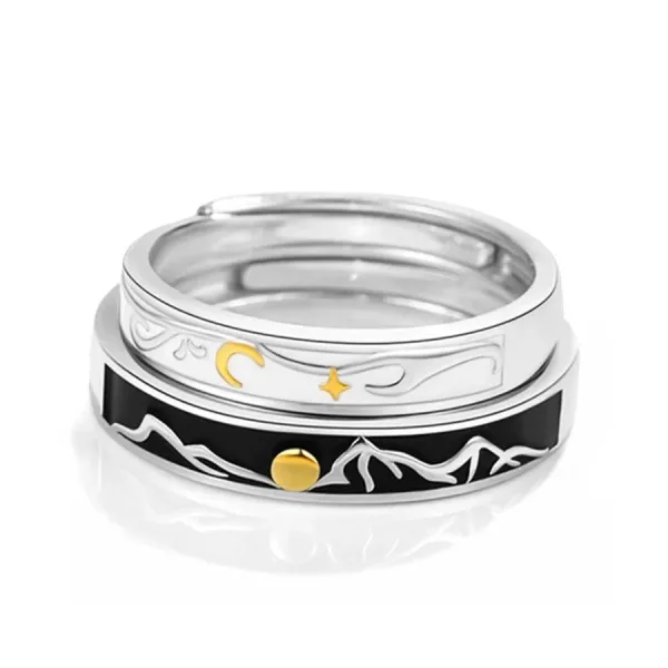 Bagues Mer et Montagne Assorties