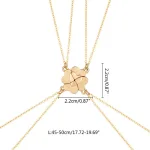 bijou collier trèfle à 4 feuilles