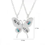 bijou soeurs papillon