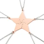 bijoux damitié personnalisé pour cinq