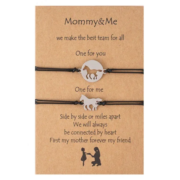 Bracelet Cheval Mère et Fille