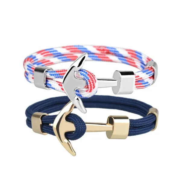 Bracelet Couple Ancre