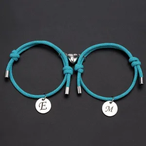 Bracelet Couple Lettre au choix