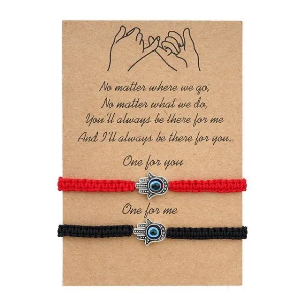 Bracelet Couple Porte Bonheur
