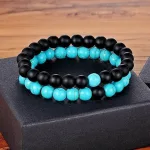 bracelet en onyx élégant