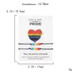 bracelet en silicone gay pride