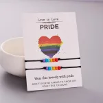 bracelet en tissu gay pride