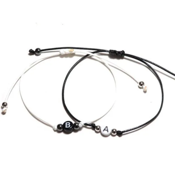 Bracelet Initiale Cordon