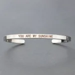 bracelet inspirant You Are My Sunshine