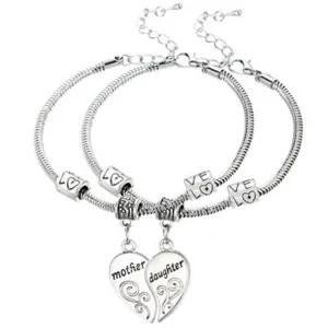 Bracelet Mère Fille (Argent)