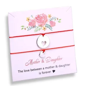 Bracelet Mère Fille Coeur