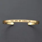 bracelet message You Are My Sunshine