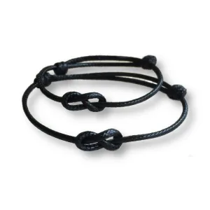 Bracelet Noeud Infini Cuir