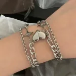 bracelet pour couple design punk