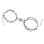 bracelet punk pour couple à la mode