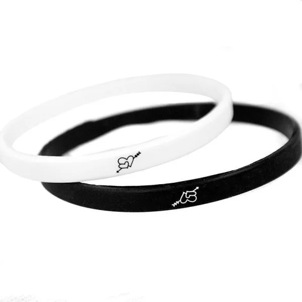 Bracelet Silicone Coeur