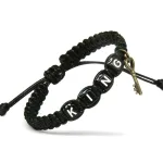 bracelet tressé pour couples king queen