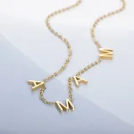 collier alinéa lettre maman