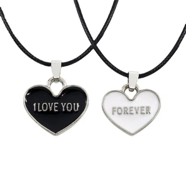 Collier Amitié Coeur (Gravé)
