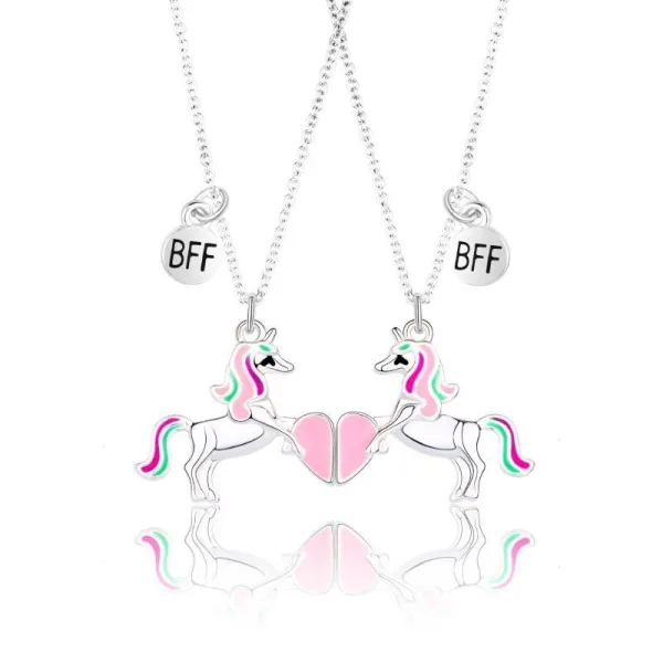 Collier Amitié Licorne aimanté