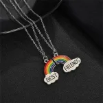collier arc en ciel en perles