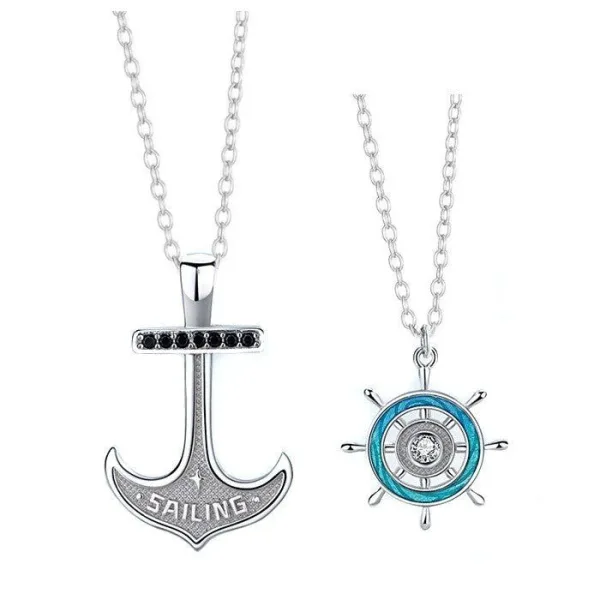collier assorti marin couple