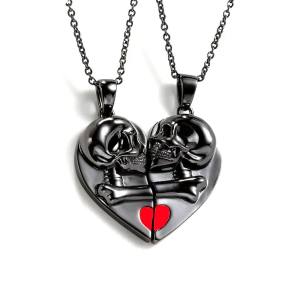 Collier Coeur Gothique Amitié