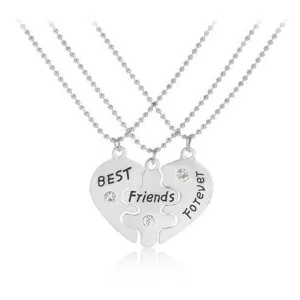 Collier Coeur Séparable Amitié