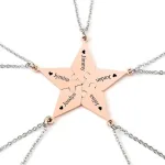 Collier d'Amitié - pour 5 (Personnalisé)
