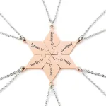 Collier d'Amitié pour 6 personnes (Personnalisé)
