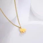 collier éléphant bébé maman