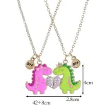collier enfant mignon dino