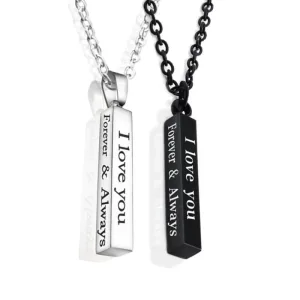 Collier I Love You Barre