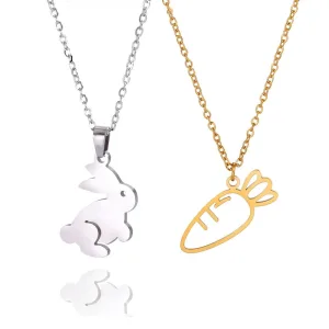 Collier Lapin Carotte Amitié