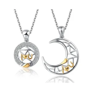 Collier Lune Soleil Amitié