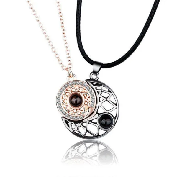 Collier Lune Soleil Couple