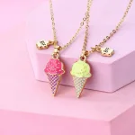 collier original cornet de glace